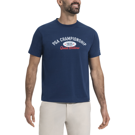 PGA Championship 2025 Text Tee